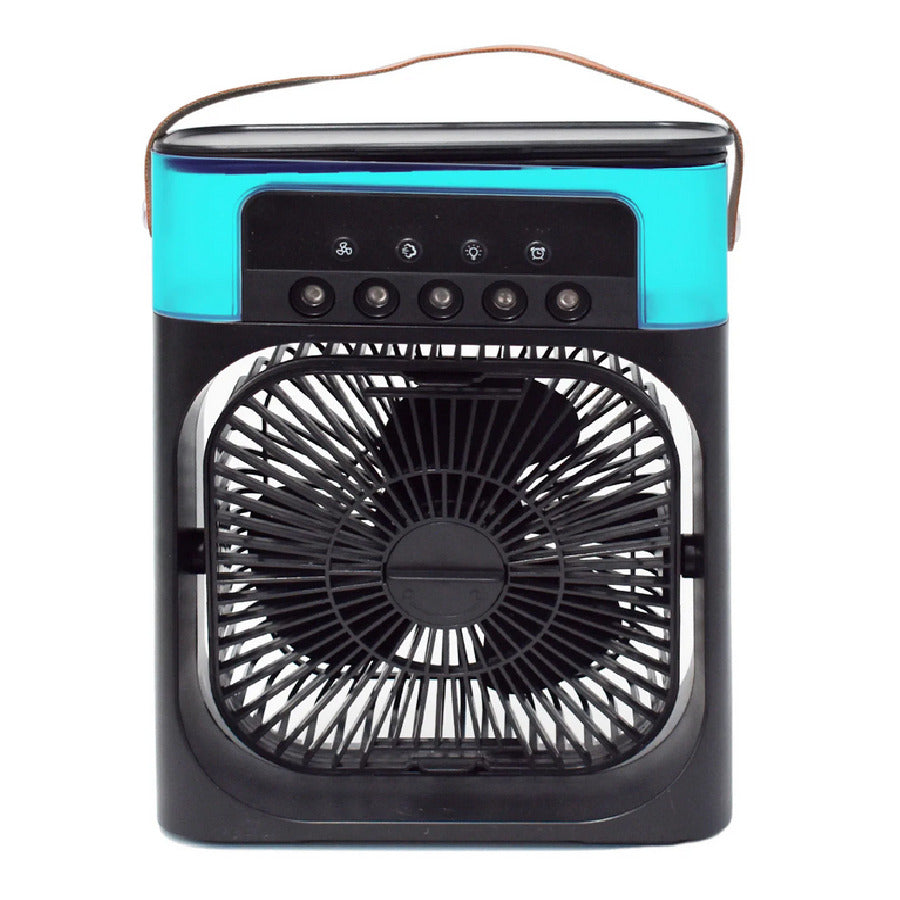 Ventilador enfriador y humidificador 3 en 1 para escritorio con luz LED