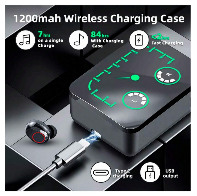 Audifonos Bluetooth M90 Max Powerbank