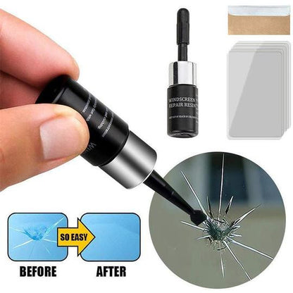 Nanolíquido reparador de grietas en cristales, parabrisas, pantallas y más.
