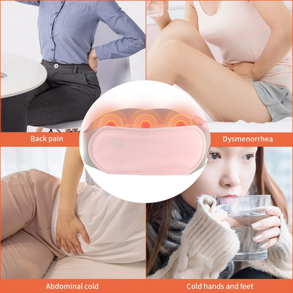BANDA DE MASAJE CALEFACTADO PARA COLICOS MENSTRUALES
